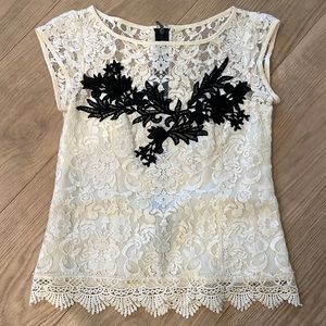 Nanette Lapore Lace Blouse